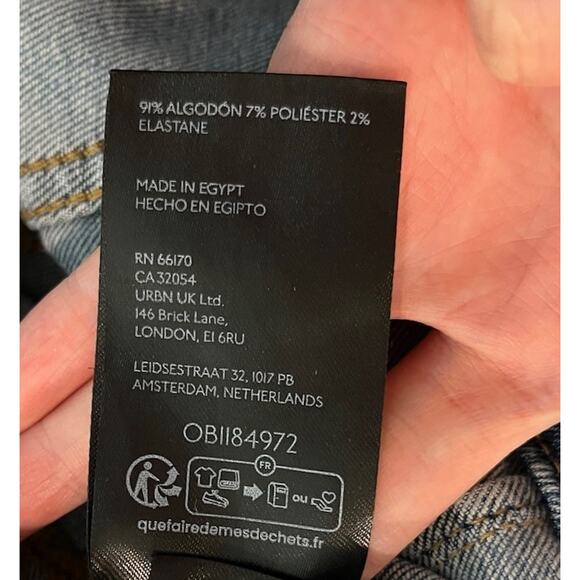 We The Free Blue High Waist Jayde Flared Women's Jeans Size 29 - Picture 4 of 5